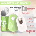 thumbnail image 4 of Kratax One Touch Can Opener: Green Electric Can Opener, Auto Stop When Finished, Ergonomic, Smooth Edge, Food-Safe, Battery Operated Can Opener, 4 of 8