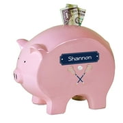 My Bambino Asymmetrical Pig Piggy Banks & Money Jars Pink/Blue