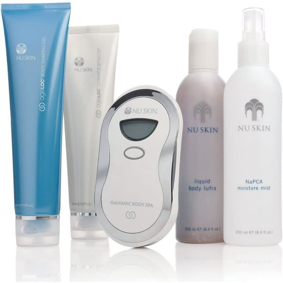 Nu Skin Gel Galvanique pour le Corps avec ageLOC Effets Dermatologiques, Gel de Mise en Forme Liquide pour le Corps, Brume Hydratante Lufra NaPCA