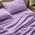thumbnail image 3 of Bare Home Lavender Microfiber Sheet Set, Wrinkle Resistant, Deep Pocket, King, 3 of 6