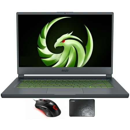 MSI Delta 15 Gaming/Entertainment Laptop (AMD Ryzen 7 5800H 8-Core, 15.6in 240Hz Full HD (1920x1080), AMD RX 6700M, 16GB RAM, 1TB PCIe SSD, Backlit KB, Wifi, Win 10 Pro) with Clutch GM08 , Pad