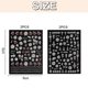 thumbnail image 2 of 5d self-adhesive floral nail art decals floral nails manicure for women girls, 4 sheets, 8*6cm, 2 of 5