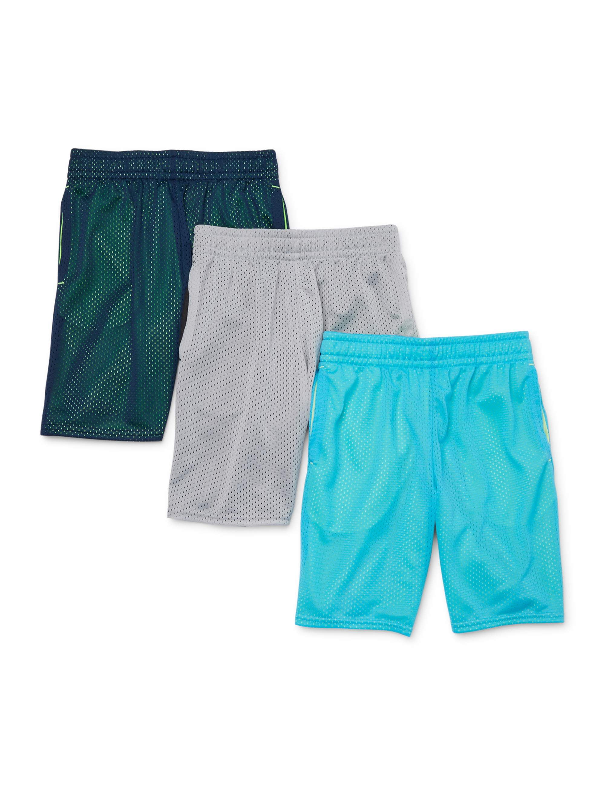 Athletic Works Boys Mesh Shorts, Sizes 418 & Husky