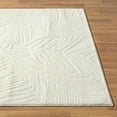 thumbnail image 5 of Luxe Weavers Palm Leaf Cream 6x9 Area Rug, Neutral Carpet, 5 of 9