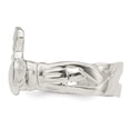 thumbnail image 4 of Auriga Fine Jewelry 925 Sterling Silver Claddagh Ring Size 6 for Women, 4 of 6