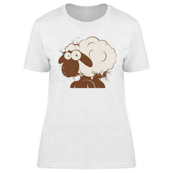 Vintage  Sheep T-Shirt Women -Image by Shutterstock, Female Small