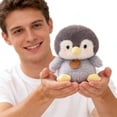 thumbnail image 4 of Penguin Plush Desktop Figurine Soft Stuffed Animal Ornament Cozy Cushion Decor for Office Desk Bedroom, 4 of 7
