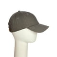 thumbnail image 6 of Essential Basic Plain Dad Hat 100% Cotton Unstructured Hat Unisex Adjustable Strap - Dark Grey, 6 of 8