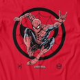 thumbnail image 3 of Marvel Spider-Man Brand New Day Men's Crouching Web Sketch Retro T-Shirt (Red, S-XXXL), 3 of 4
