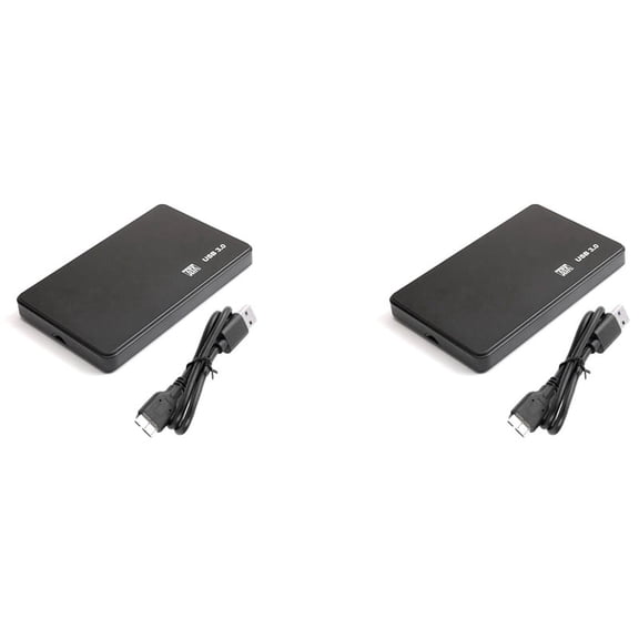 2X USB 3.0 HDD Enclosure 5Gbps 2.5Inch HDD Case External Closure HDD Case Box for PC Hard Drive Case