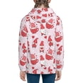 thumbnail image 6 of Kdxio Valentine Gnomes Pattern Kids Boys Girls Zip Up Hoodie 3D Printed Hooded Sweatshirt Hoody Coat with Pocket 7-12 Y-Small, 6 of 6