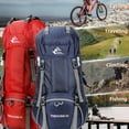 thumbnail image 2 of yeacher Lightweight 60L Hiking Backpack with Rain Cover, Expandable Design for Outdoor Adventures, Durable Water-Resistant Polyester, Multi-Compartment for Travel and Camping, Comfortable Breathable, 2 of 6