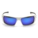 thumbnail image 5 of Anteojos de Seguridad Pyramex Goliath Blanco Lente Espejo Azul, 5 of 5