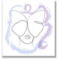 thumbnail image 1 of Cuadro Canva Pixtreats listo para Colgar tipo galería Mujer Mariposa 80X80 cm, 1 of 4