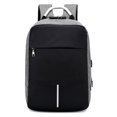 thumbnail image 4 of Mochila antirrobo, mochila de viaje, impermeable, de nailon, con cerradura, USB, para ordenador de hombro, 4 of 5