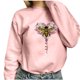 thumbnail image 1 of Moda mujer Casual impresión suelta manga larga señoras sudaderas Tops Pompotops gfhjh2340, 1 of 5
