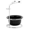 thumbnail image 3 of Cuenco de afeitar de acero inoxidable jinwen irrompible negro, 3 of 8