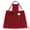 Burgundy, variant on Unique Bargains Women's Kitchen Apron Long Waist Cooking Apron 37.4x50.4in Black