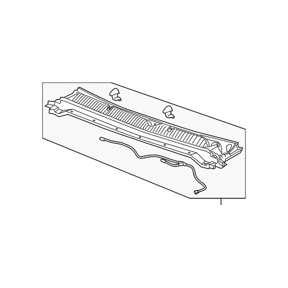 Genuine OE GM Cowl Grille 22897423