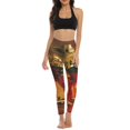 thumbnail image 5 of On Melancholy Hill Gorillaz Yoga Pants For Womens Soft Elastic Tummy Control Non See-Through Running Workout Leggings Athletic Pant, 5 of 7