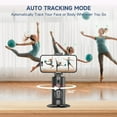 thumbnail image 3 of Auto Face Tracking Tripod, No App, Smart Shooting Phone Holder with Remote, 360° Rotation Body Phone Camera Mount Extendable Body Smart Tracking Tripod for Vlog/TIK Tok, Rechargeable Battery (Black), 3 of 9