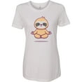 thumbnail image 3 of Inktastic Meditating Sloth Women's T-Shirt, 3 of 5