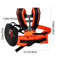 thumbnail image 3 of Trimmer Shoulder Strap, for Blower and Hedge Trimmer, String Trimmer Shoulder Strap - Adjustable for Trimmer, Blower, Hedge Trimmer, Multi Head System, Reliable, Comfortable, Kingtowag, 3 of 9