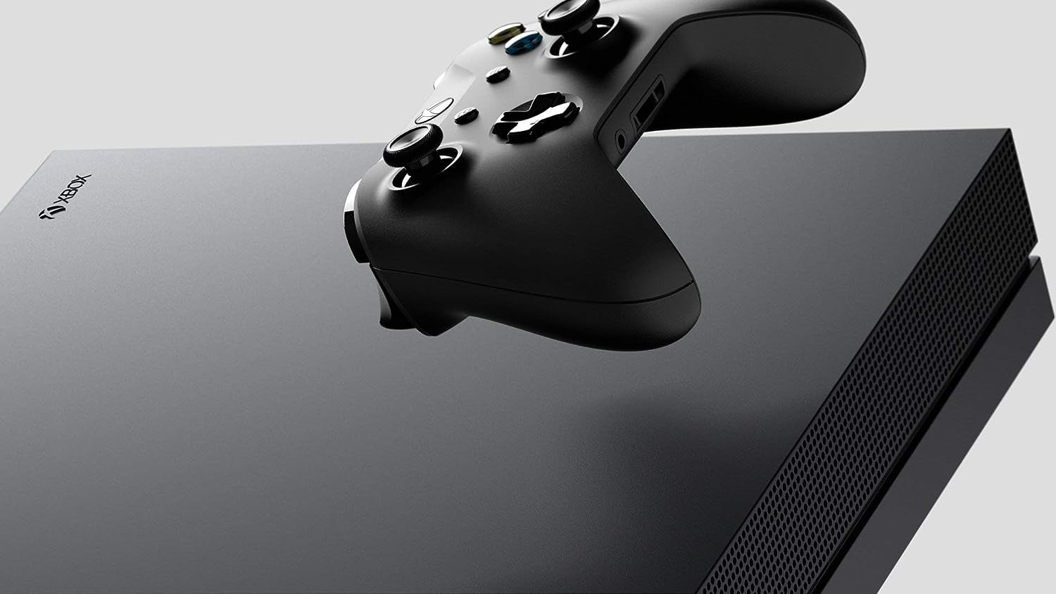 Pre-Owned Microsoft Xbox One X 1TB Gaming Console Black with 2 Controller Included with Battlefield 1 BOLT AXTION Bundle