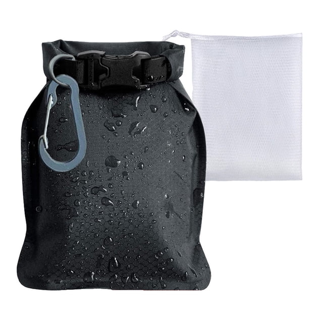 Wosthever Práctica bolsa de jabón impermeable para aventuras de camping. Imprescindibles para acampar a prueba de agua y viento. Juegos de accesorios de baño tipo+3