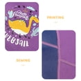 thumbnail image 3 of Soidarity Traje de neopreno para niños, conjunto de esnórquel de una pieza, traje de baño de dibujos animados para niñas, traje de neopreno de nailon Deportes acuáticos Violeta XXL Soidarity OD003308-05, 3 of 6
