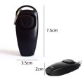 thumbnail image 2 of Dog Clicker, 3 Piece Clicker (Black), 2 in 1 - Dog Training Clicker with Whistle/Clicker, Training Tool for Dogs, Cats, Horses, Birds or Other Pets, 2 of 6