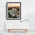 thumbnail image 3 of Over Lublin 03 - Lublin Lubelskie Poland Photography City Architecture Skyline Sunset Scenic Travel Poster Vintage Black Framed Wall Art Print 11 x 14 inches, 3 of 4