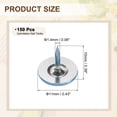 thumbnail image 2 of 150Pack Upholstery Tacks, 11mmx10mm Flat Head Thumb Tack, Blue, 2 of 7