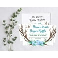 thumbnail image 4 of Inkdotpot 30Baby ShowerDiaper Raffle Ticket Lottery Insert Cards Supplies Games For Baby Shower Party Antler (Boy) Jungle Animals Bring A Pack Of Diapers To Win Favors Gifts And Prizes, 4 of 5