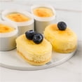 thumbnail image 1 of 10Pcs Mini Aluminium Oval Egg Shape Cheese Cake Rings Half-Cooked Molds Bread, 1 of 8