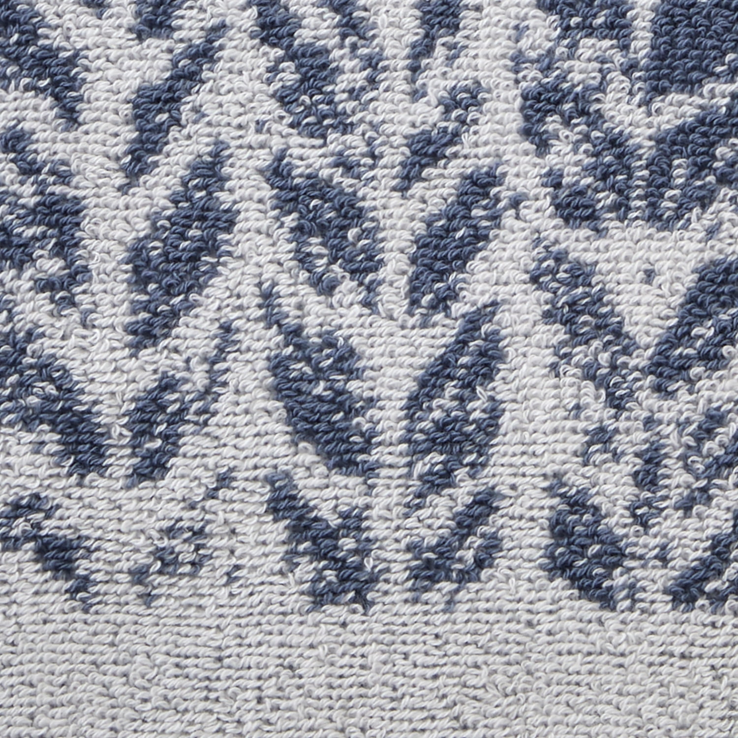 SKL Home Distressed Leaves 2 Piece Cotton Hand Towels, Denim Blue