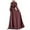 Wine, variant on Formal Dresses for Women Holiday Party Womens Satin Dress Soft and Elegant Solid Long Dress Loose Casual Elegant Soft Dress for Banquet & Gala Night