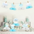 thumbnail image 3 of On Cloud 9 Baby Shower Party Table Decorations 8pcs Cloud Baby Shower Honeycomb Centerpiece Double-sided Printing Blue Baby Shower Centerpieces for Tables Boy Cloud Nine Party Decorations, 3 of 6