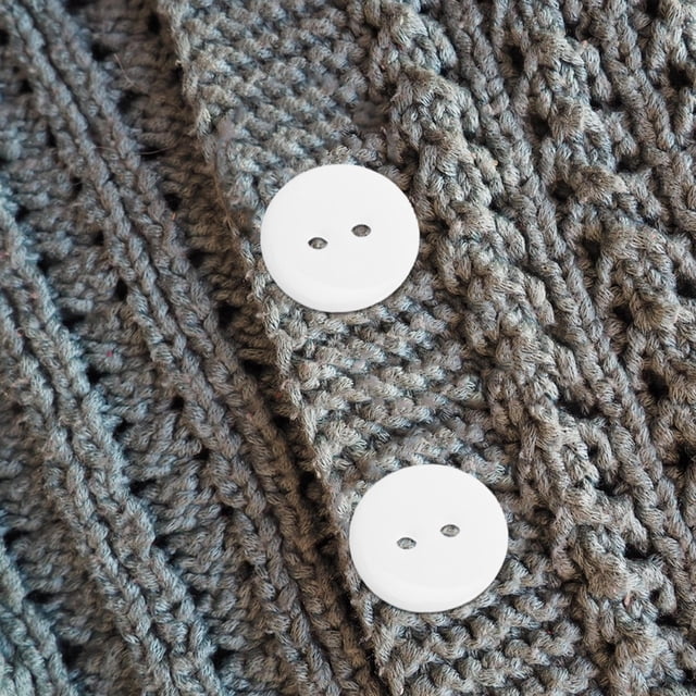 OUNONA 200Ud Botones Decorativos Redondos De Resina Para Abrigos Camisas Y DIY
