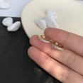 thumbnail image 2 of 6ps Women's Earrings 14K gold-plated Single row zircon circle Ear buckles, Romantic gifts for Her Wife Mother Christmas Valentine's Day,2,Oro,De moda sencillo,círculo,12mm, 2 of 7