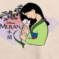 thumbnail image 3 of Disney Mulan - Flowers in Bloom - Women's Lightweight French Terry Long Sleeve Shirt, 3 of 5