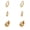 Gold, variant on 14K Gold Plated Huggie Hoop Earrings Set,Hypoallergenic Heart Earrings for Women,Gifts for Mom 3 Pairs