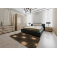 thumbnail image 5 of Ahgly Company Machine Washable Indoor Rectangle Transitional Red Brown Area Rugs, 2' x 3', 5 of 7