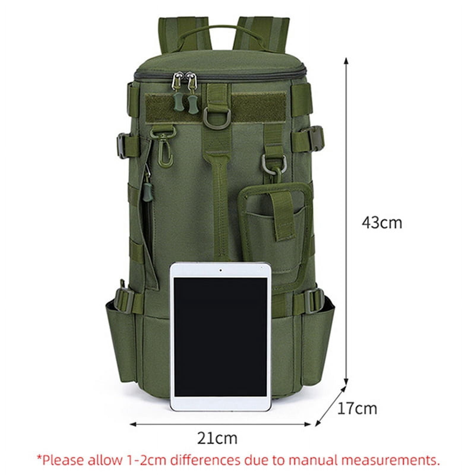 Fishing Gear Storage Backpack Fishing Bag Wet Dry Separation Splash-Proof LUYA Bag Outdoor Hiking Fishing Camping Bag,A