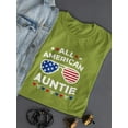 thumbnail image 3 of All American Auntie T-Shirt Women -Image by Shutterstock, Female 3X-Large, 3 of 4