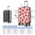 thumbnail image 6 of Balery Luggage Cover Strawberries Print Suitcase Covers for Luggage Elastic Washable Suitcase Protector Fits 18-32 Inch Luggage-Large, 6 of 9
