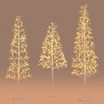 thumbnail image 4 of Costway 5 FT Lighted Birch Tree with 240 Warm White Light LED Lights, Weighted Base, 4 of 10
