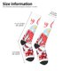 thumbnail image 2 of Fotbe Christmas Calcetas Divertidas Estampadas para Hombre y Mujer, Calcetas de Algodón hasta la Rodilla para Caminar, Correr, Enfermería y Embarazo, 2 of 6