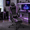 Footrest Violet, variant on Danrelax Massage Gaming Chair with Footrest, Ergonomic PU Leather Racing Office Chair with Headrest and Lumbar Pillow, Reclining Computer Chair, Violet