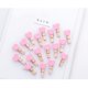 thumbnail image 3 of 34 clips de pared para decorar fotos, ideales para decorar casas de madera (rosa), 3 of 6